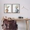 Stupell Industries Palms in Rattan Planters 2 pc Framed Floater Canvas Wall Art Set Design by Kim Allen